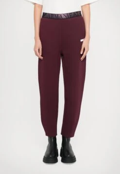 EA7 Emporio Armani Tracksuit Bottoms - Bordeaux