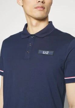 EA7 Emporio Armani Polo Shirt - Dark Blue -Total Wear Store 9c452acb050e41e9a469ad171eed2ecb