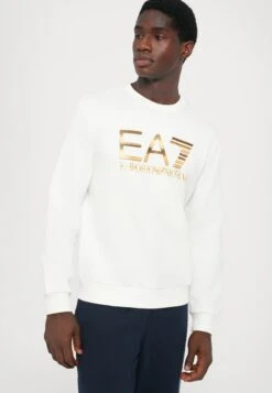 EA7 Emporio Armani TRAIN LOGO - Sweatshirt - White -Total Wear Store 9ce9b2b64fd14e52a8cd7c117dad6f48