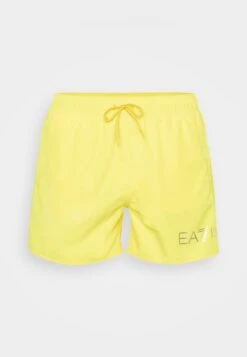 EA7 Emporio Armani BEACHWEAR - Swimming Shorts - White/silver -Total Wear Store 9cfabc48c33a43ae8665ce50a7a60408