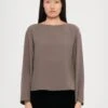 Emporio Armani Blouse - Taupe -Total Wear Store 9d3b1621d3e6419d94ab3d23febf0457