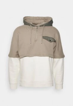 Emporio Armani Hoodie - Greige/Vanilla -Total Wear Store 9db70d87927c45a9aa4b8fdcc7e82ca0