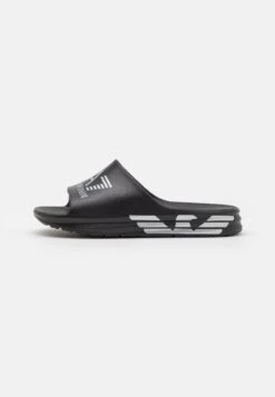 EA7 Emporio Armani Crusher Distance Slide - Pool Slides - Black