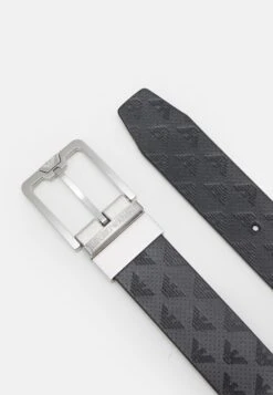 Emporio Armani Man'S Toungue Belt - Belt - Nero -Total Wear Store 9e87a9b61407465d9be8e931bfd7edec