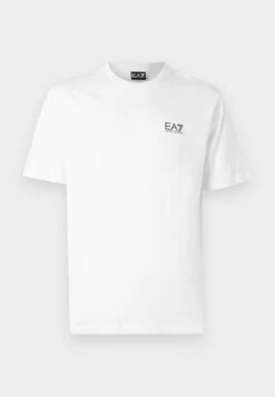 EA7 Emporio Armani Print T-shirt - Blue/white -Total Wear Store 9eb973e1a2b648cca6fffbbb410d0b7c
