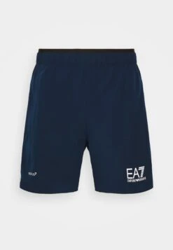 EA7 Emporio Armani SHORTS - Sports Shorts - Navy Blue/red -Total Wear Store 9ee91c9ac0b54bba92d53713e081fd86