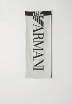 Emporio Armani SCARF - Scarf - Black/white -Total Wear Store 9f3d80b8c59c47329bcdb08549ff0096