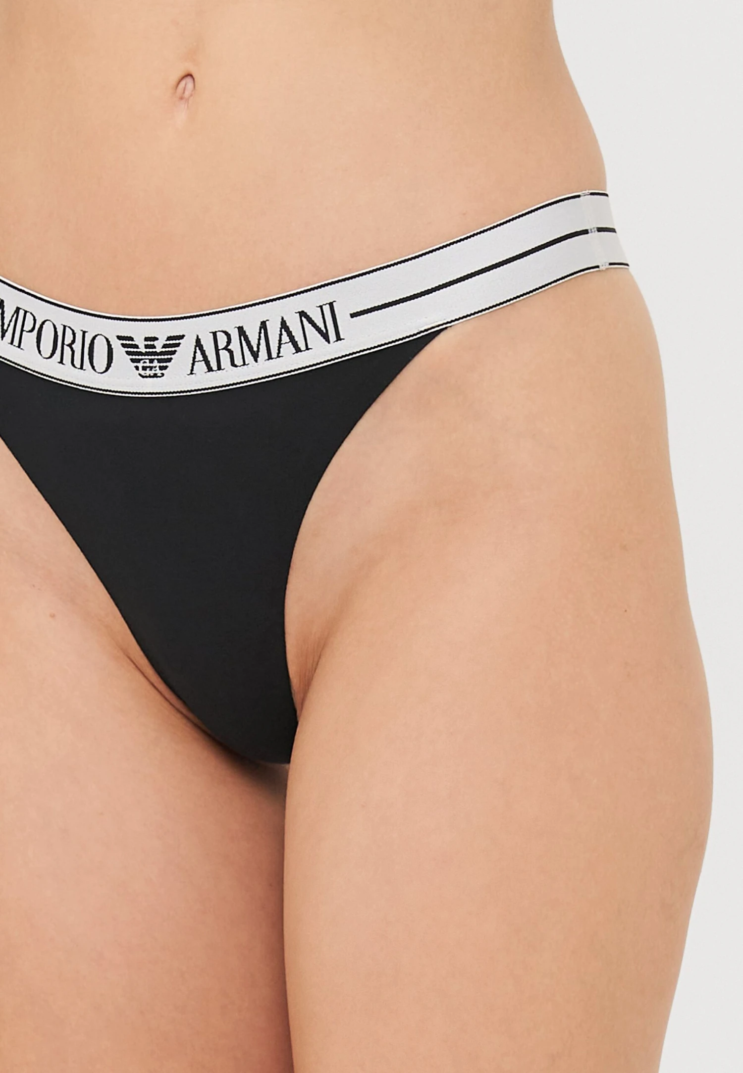 Emporio Armani THONG 2 PACK - Thong - Black 8 Emporio Armani THONG 2 PACK - Thong - Black - Image 6