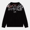 EA7 Emporio Armani Logo Series Boy - Sweatshirt - Nero -Total Wear Store a1aeaa3fe03140aa84492e3d516b6095