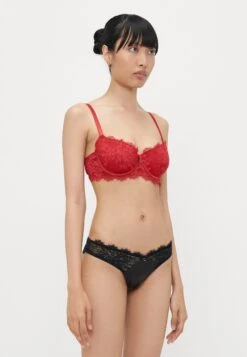 Emporio Armani PADDED BRA - Balconette Bra - Lacquer Red -Total Wear Store a1c27e5744054256a754339901be5325