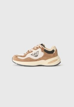 Emporio Armani Trainers - Brown/beige/gold-coloured