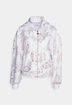 EA7 Emporio Armani Zip-Up Sweatshirt - White/Gold -Total Wear Store a1fb2058035c461eb4a56b482bc005bd