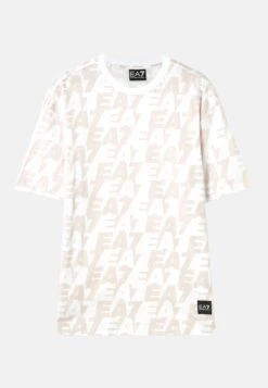 EA7 Emporio Armani TRAIN LOGO SERIES POLAR LOGO TEE - Print T-shirt - White -Total Wear Store a22e636c45a944588bc9375514a83082
