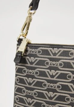 Emporio Armani MINI BAG - Handbag - Nero/ecru -Total Wear Store a23e10eab3bb4a3b85e3b8a7ddd5eec7