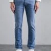 Emporio Armani POCKETS PANT - Straight Leg Jeans - Light Blue Denim