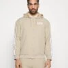 EA7 Emporio Armani Tennis Club Hoodie Light - Zip-Up Sweatshirt - Oxford Tan -Total Wear Store a3251173bd084b388be62f4a44a1df20