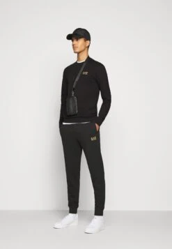 EA7 Emporio Armani Sweatshirt - Black / Gold -Total Wear Store a33a868cf52a4f629a3b5e55c63543e6