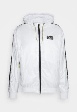 EA7 Emporio Armani Bomber Jacket - Summer Jacket - White -Total Wear Store a370383254fe489cbc9d74f7da3bc2be