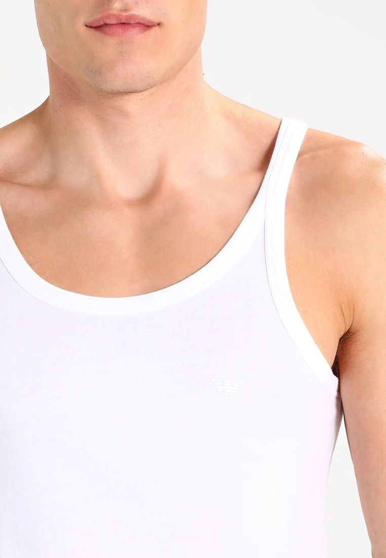 Emporio Armani 2 Pack - Undershirt - White 7 Emporio Armani 2 Pack - Undershirt - White - Image 5