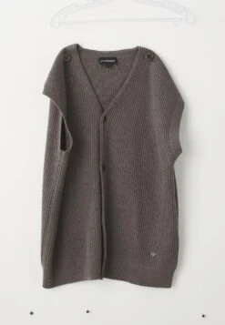 Emporio Armani Waistcoat - Walnut -Total Wear Store a3b82a0f67334cf4a2b56c404addf80f