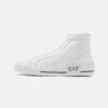 EA7 Emporio Armani All Over Unisex - High-Top Trainers - White/Black