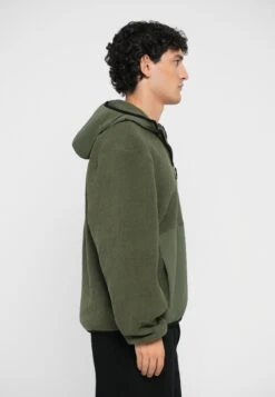 EA7 Emporio Armani TRAIN LOGO SERIES HOODIE - Fleece Jumper - Beetle -Total Wear Store a40e344414e14f018584d29a9e394633