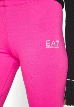 EA7 Emporio Armani Leggings - Trousers - Pink/White -Total Wear Store a413ce405f4449e293836777a3b36eee
