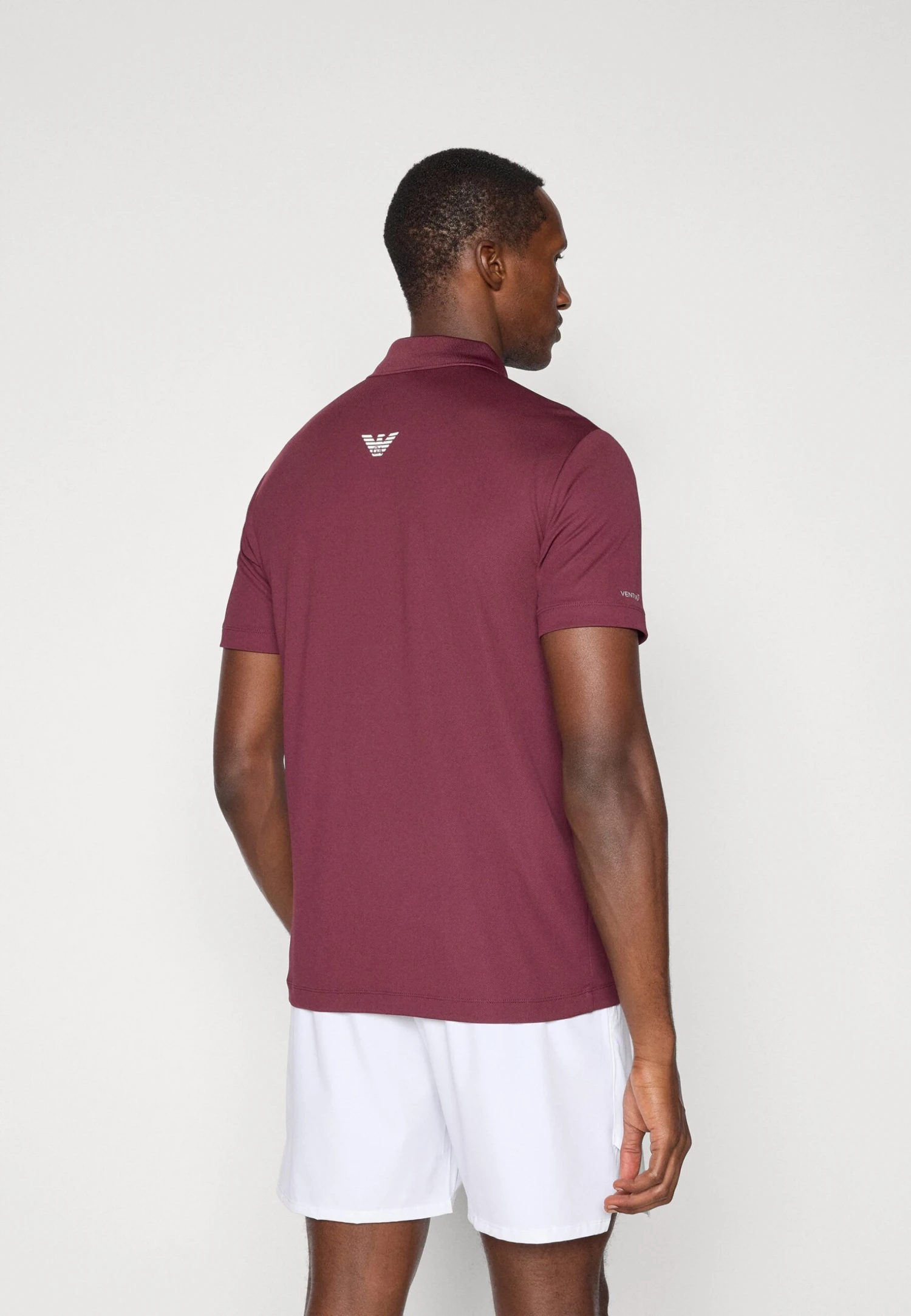 EA7 Emporio Armani TENNIS PRO - Polo Shirt - Bordeaux 5 EA7 Emporio Armani TENNIS PRO - Polo Shirt - Bordeaux - Image 3