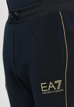 EA7 Emporio Armani LABEL PANTS - Tracksuit Bottoms - Blue -Total Wear Store a4809a64212845a2b8c812edaaf917e2