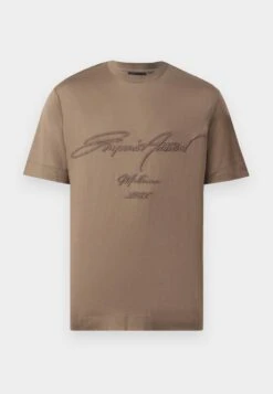 Emporio Armani Print T-shirt - Walnut -Total Wear Store a56246e2fbc14fab8339301718db8c87