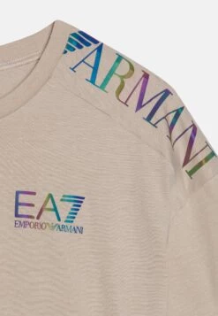 EA7 Emporio Armani Print T-Shirt - Silver Cloud -Total Wear Store a574fa1241ca48f4a2077bcc27082eaa