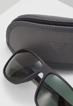 Emporio Armani Sunglasses - Matte Black/Green -Total Wear Store a5c35730ca4b483b83c72f0733159431