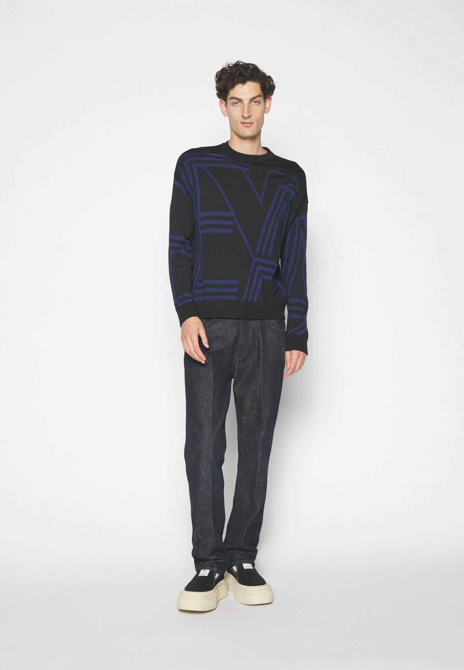 Emporio Armani Pockets Pant - Straight Leg Jeans - Blue Denim 7 Emporio Armani Pockets Pant - Straight Leg Jeans - Blue Denim - Image 5