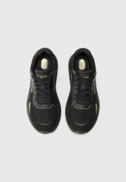 EA7 Emporio Armani CRUSHER SONIC UNISEX - Trainers - Triple Black/gold-coloured -Total Wear Store a6bcaca631b94315ad5dfe799625f2f5