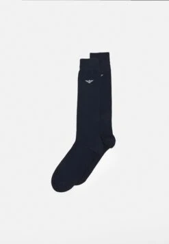 Emporio Armani Long Socks 2 Pack - Socks - Navy Blue