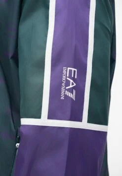 EA7 Emporio Armani TRAIN GRAPHIC SERIES HOODIE MONOGRAM - Light Jacket - Dark Green Fancy -Total Wear Store a75cd3e7f5ba4f078cee4494f3dd3ffe