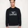 Emporio Armani Sweatshirt - Black/Grey -Total Wear Store a79cf3b66dea4a6cbe5933cde593df30