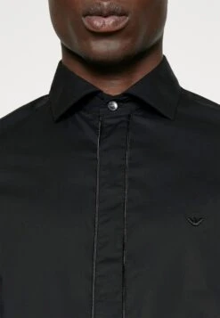 Emporio Armani Shirt - Nero/Piping 13 Emporio Armani Shirt - Nero/Piping -Total Wear Store a7abcdcd11a94f3ba45e395c5ec697d5
