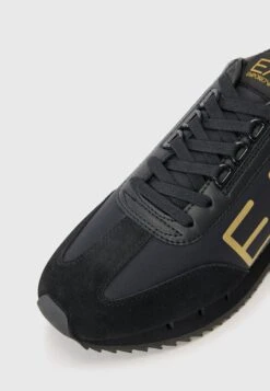 EA7 Emporio Armani UNISEX - Trainers - Triple Black/gold-coloured -Total Wear Store a7deec83f6944e8789f2c5e03efb1f7b