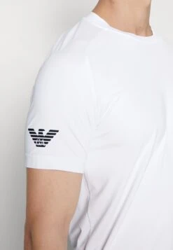 EA7 Emporio Armani Tennis Pro Tee - Basic T-Shirt - White -Total Wear Store a88d50b779f242628c9ff67ce570660a