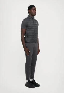 EA7 Emporio Armani TRAIN CORE LIGHT VEST - Waistcoat - Asphalt -Total Wear Store a8a7cacefa8343e6b8e8480c4613d407