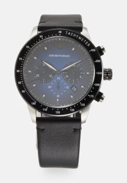 Emporio Armani Chronograph Watch - Silver-Coloured