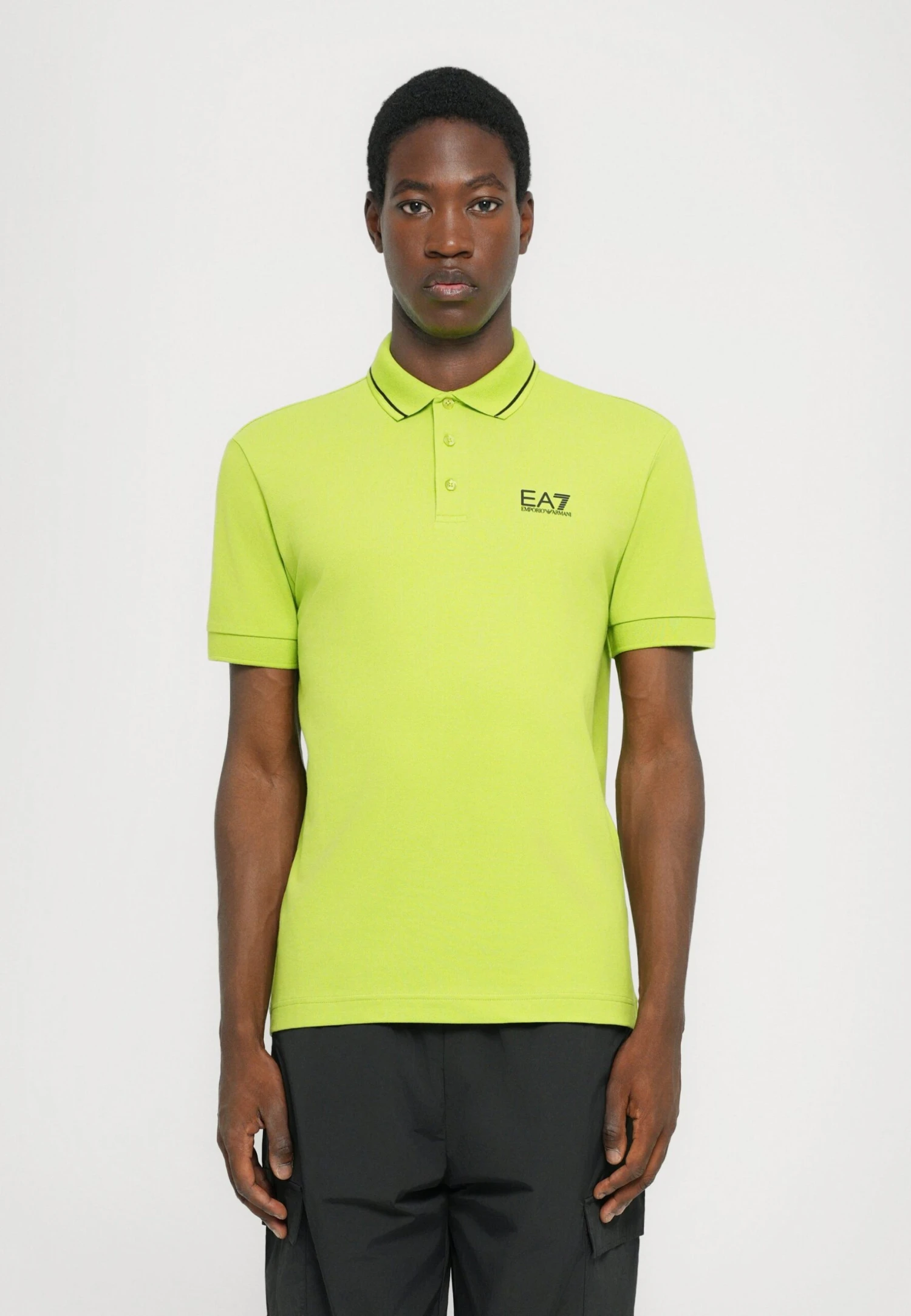EA7 Emporio Armani TRAIN CORE - Polo Shirt - Macaw Green 3 EA7 Emporio Armani TRAIN CORE - Polo Shirt - Macaw Green