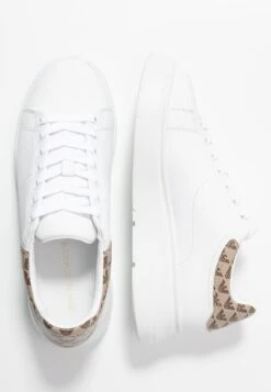 Emporio Armani Trainers - White/Ecru -Total Wear Store a95d5e9d23c340c2b24a98e2a74bcbbd