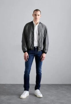 Emporio Armani Summer Jacket - Black Ink/dusty Olive -Total Wear Store a9915e0721b24a0183994ca649b96708