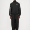 EA7 Emporio Armani VENTUS UNISEX SET - Tracksuit - Black/silver