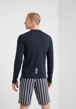 EA7 Emporio Armani Long Sleeved Top - Navy 9 EA7 Emporio Armani Long Sleeved Top - Navy -Total Wear Store aab843417873484bb6185fb78a98e5f1