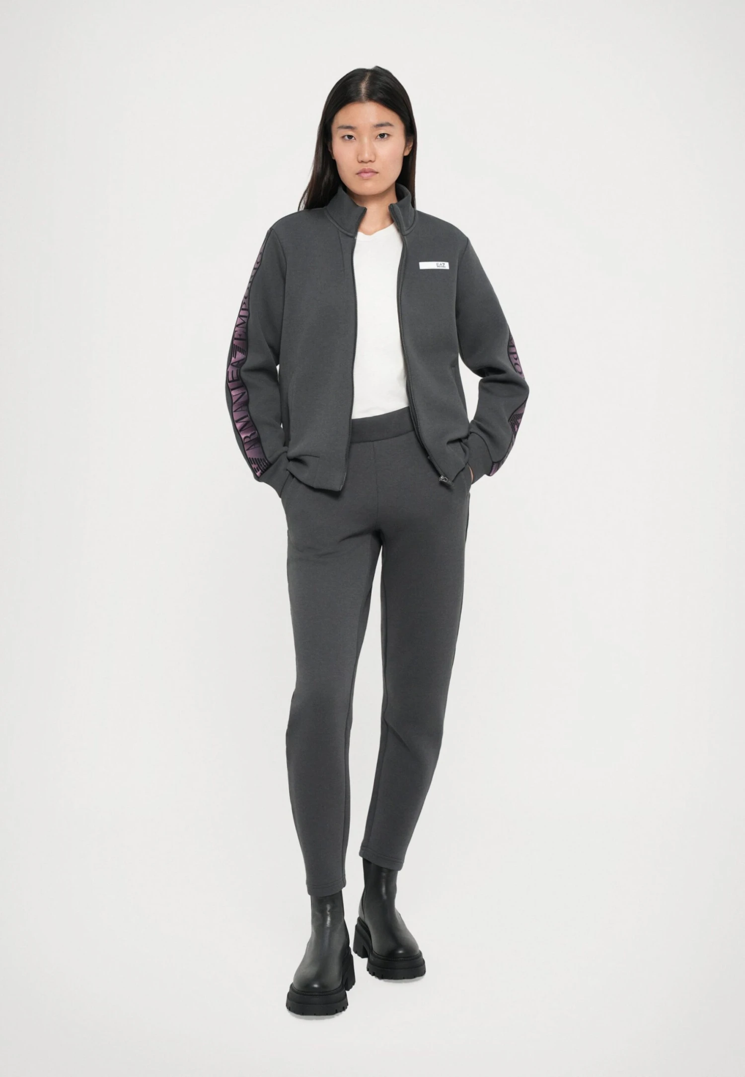 EA7 Emporio Armani Tracksuit - Asphalt 4 EA7 Emporio Armani Tracksuit - Asphalt - Image 2