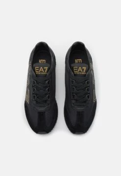 EA7 Emporio Armani Vintage Unisex - Trainers - Triple Black/Gold 11 EA7 Emporio Armani Vintage Unisex - Trainers - Triple Black/Gold -Total Wear Store ab8a0a28c2cd4d01846b2ff7e9c8fcb0