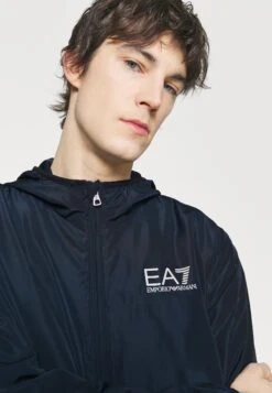 EA7 Emporio Armani Windbreaker - Dark Blue -Total Wear Store ac5ab7337b7847b0841a731d0d9a06f3